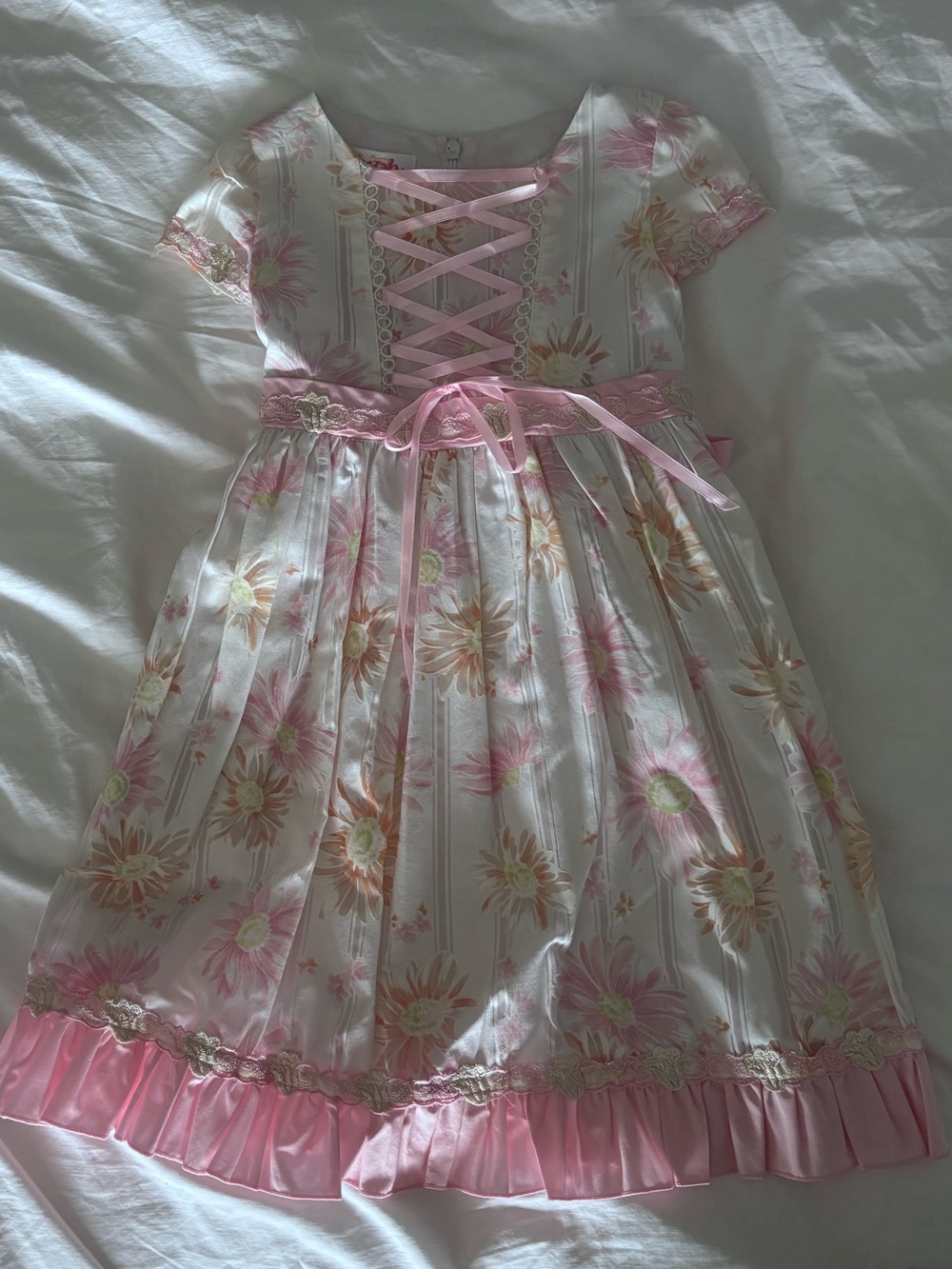 Adorable Pink Floral Dress